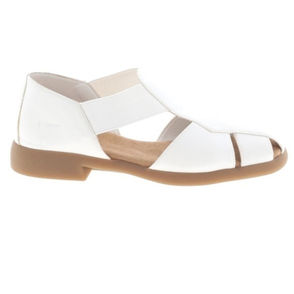 A2 by Aerosoles sz 6 white slip on comfort sandals